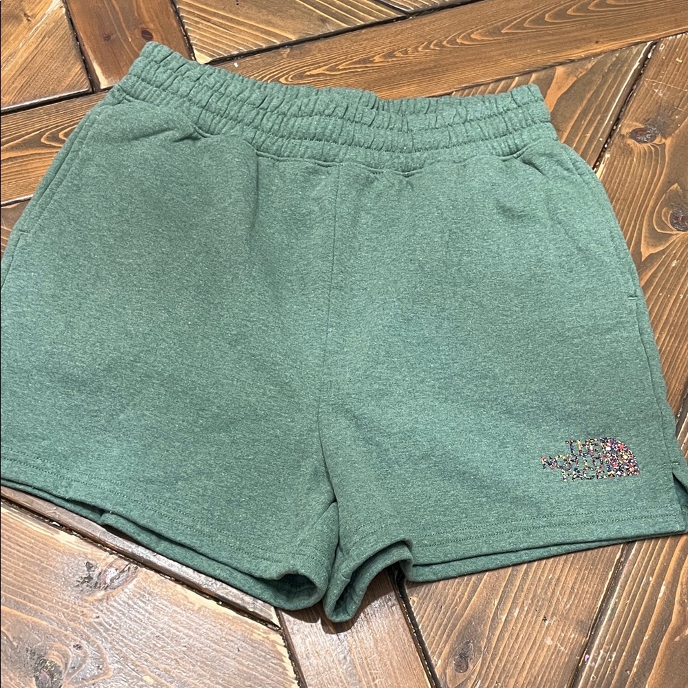 The North Face Heathered Green Shorts